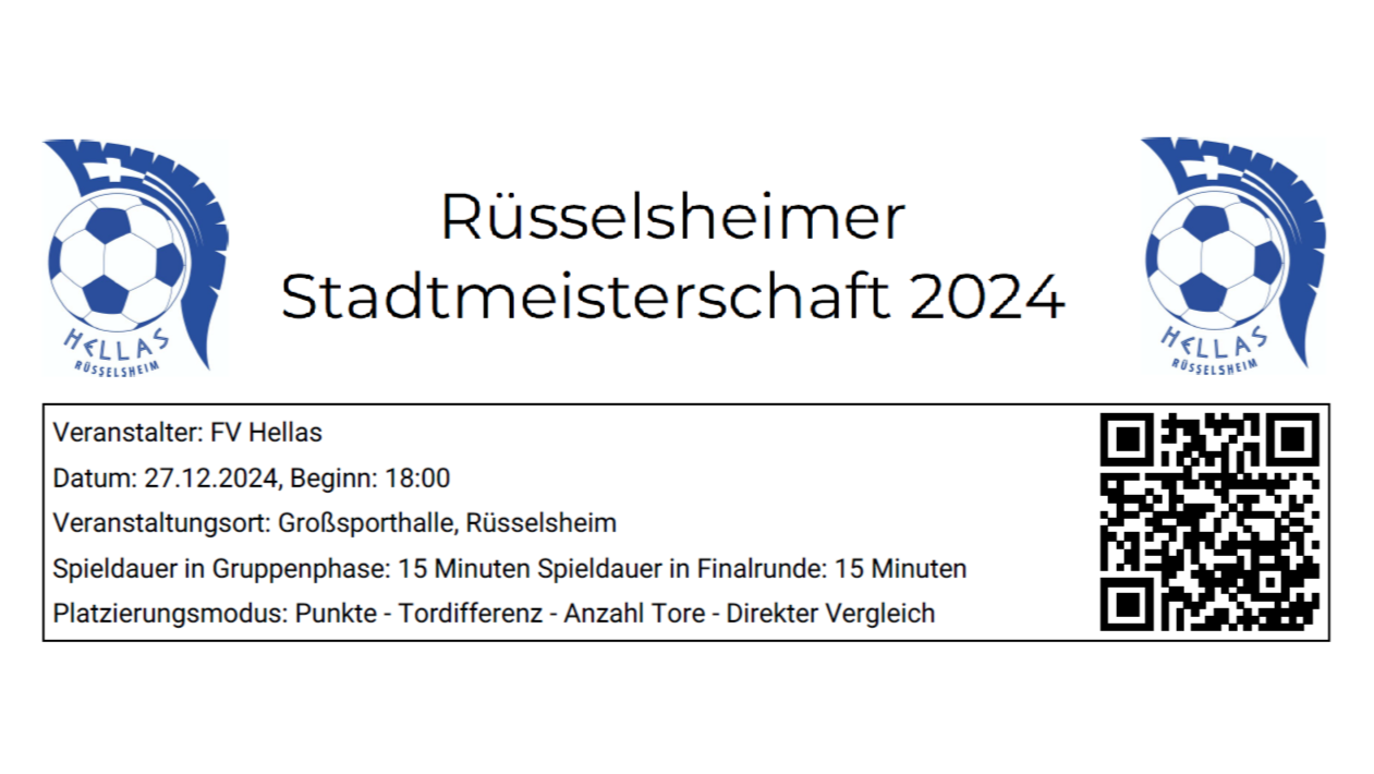 Mehr über den Artikel erfahren VfB gewinnt Hallen-Stadtmeisterschaft Rüsselsheim